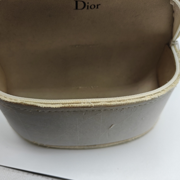 Christian Dior Rain 1 Ivory Frame & Brown Gradien Sunglasses with Gold Detailing main image 12